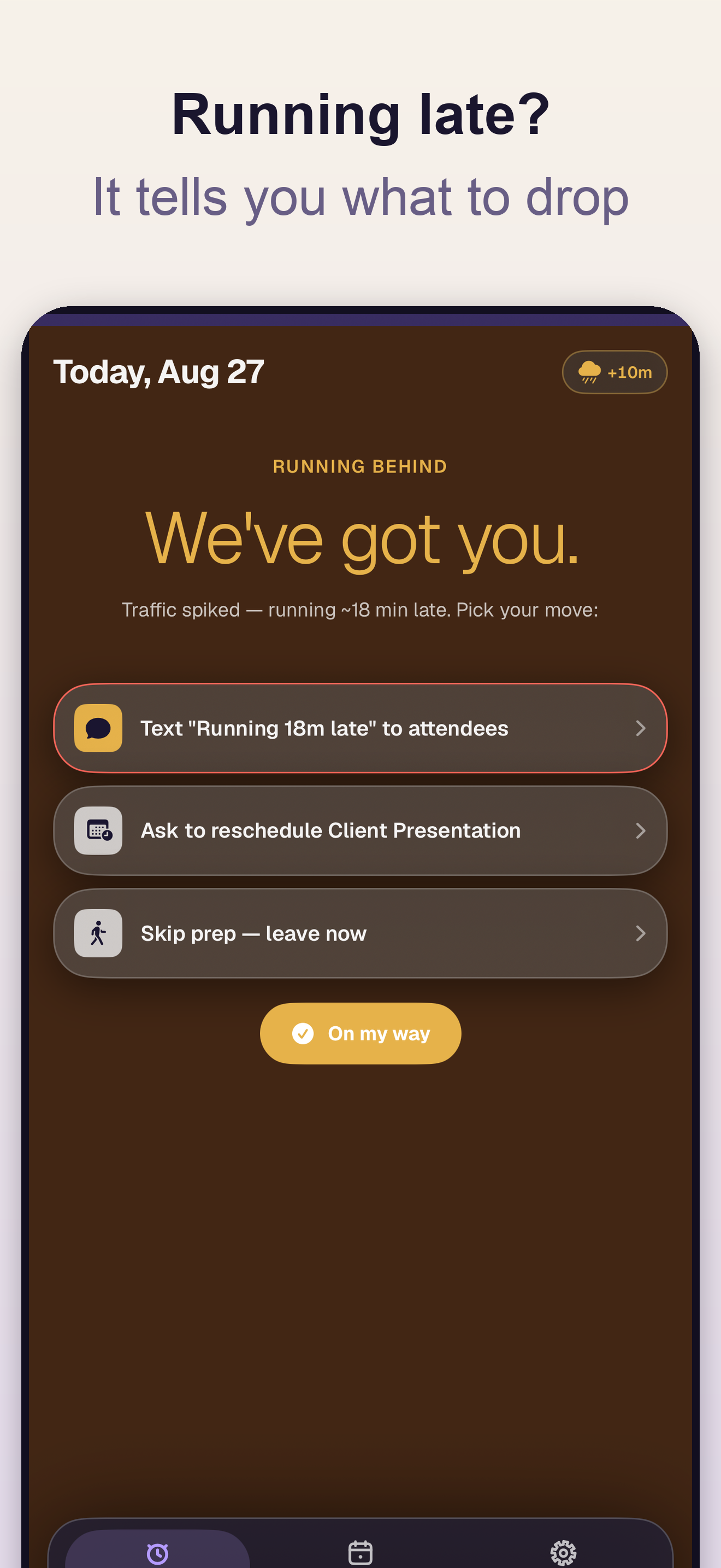 Departd: Calendar Alarm Clock screenshot 4