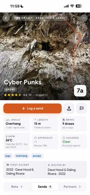Peen Climbing Companion screenshot 3