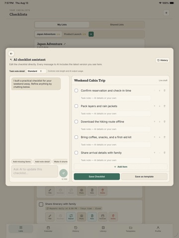 App screenshot