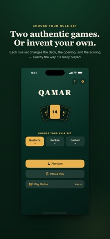 Qamar: Arab Card Games iPhone screenshot