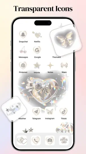 Captura de pantalla de ThemeKit: Widgets Y Temas en iPhone 8