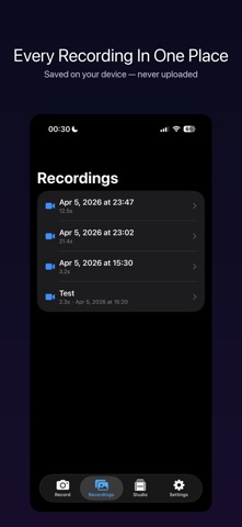 CamDuo: Dual Camera Recorder Screenshot 3 of 3