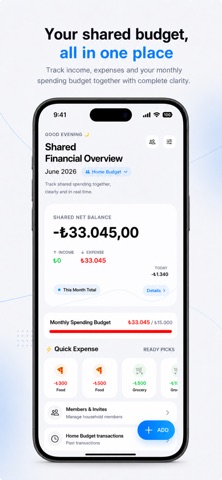 SpendSync - Shared Budget screenshot