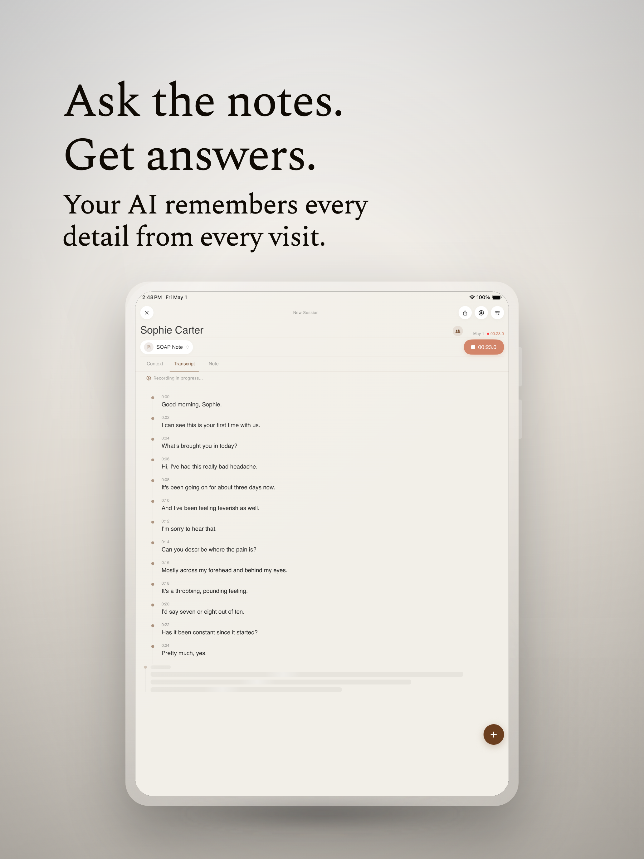Pallin : AI Clinical Scribe
