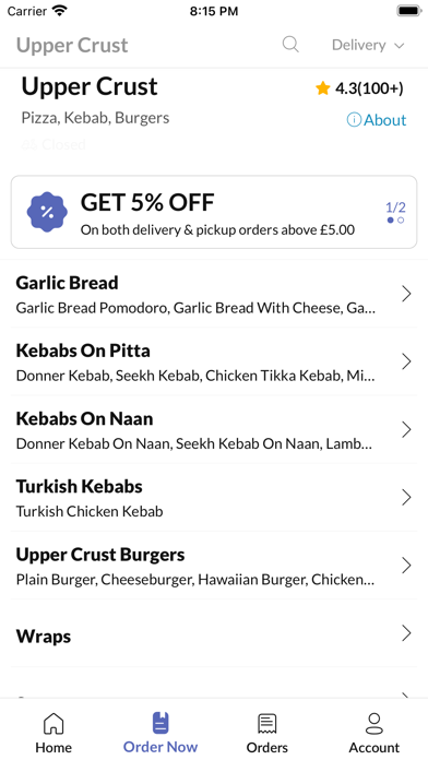 Upper Crust Rochdale Screenshot