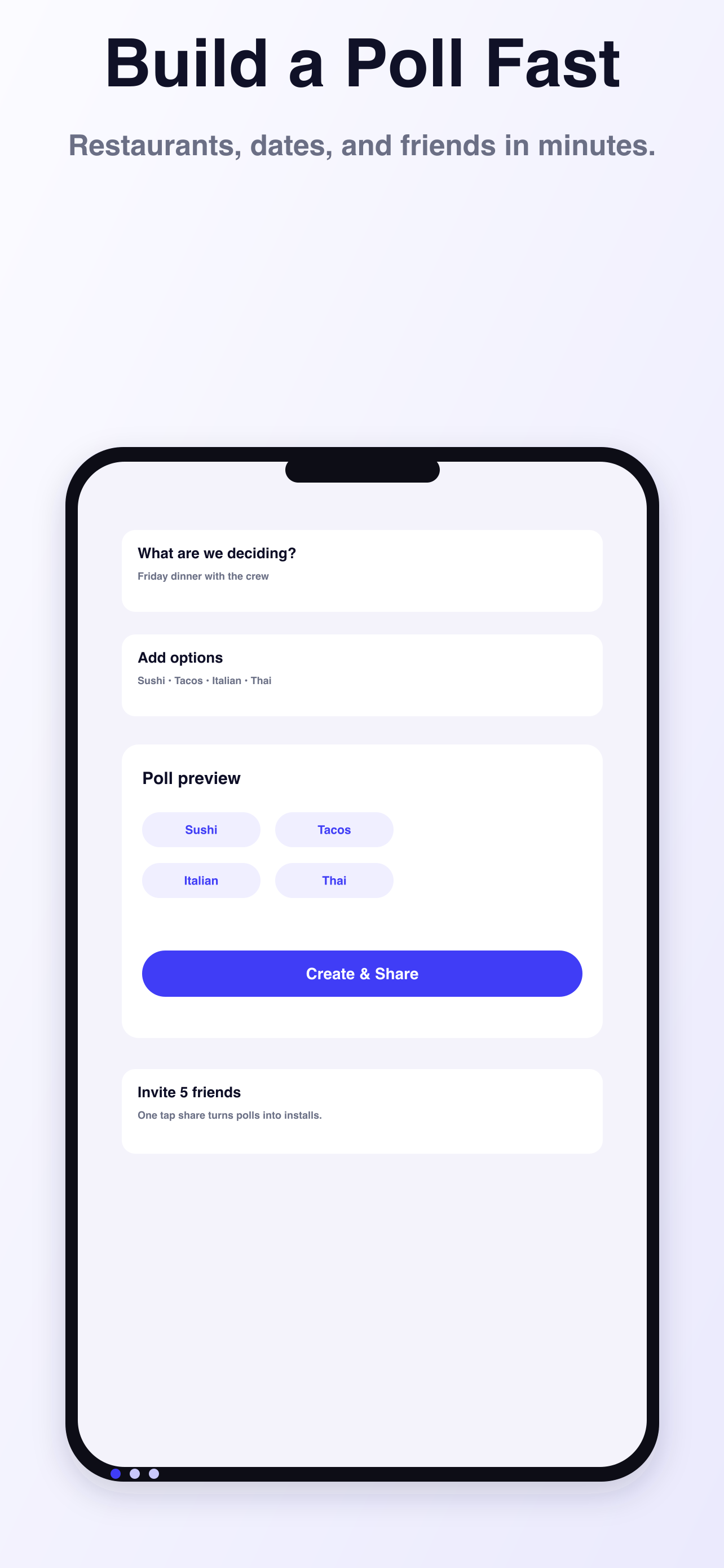 DinePoll screenshot 2
