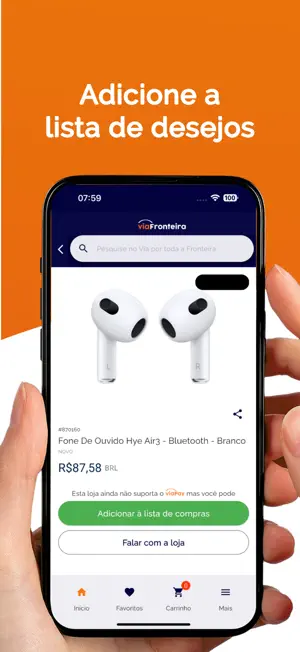 ViaFronteira: Compras Online screenshot 3