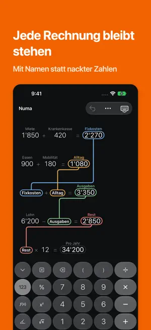 Numa: Calculator & Notes screenshot 1