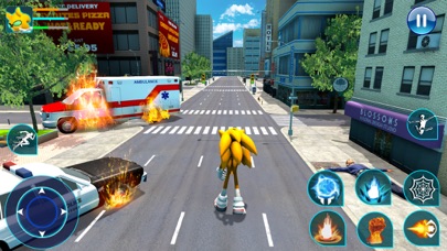 Super Blue Hero Swing Fighter Screenshot