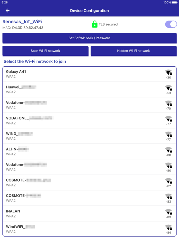 Screenshot #6 pour Renesas WiFiProvisioning