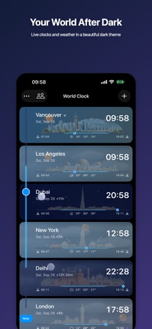 diClock: World Clock & Weather Screenshot 4 of 5