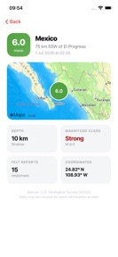 Earthquake Alerts: Map & Info screenshot