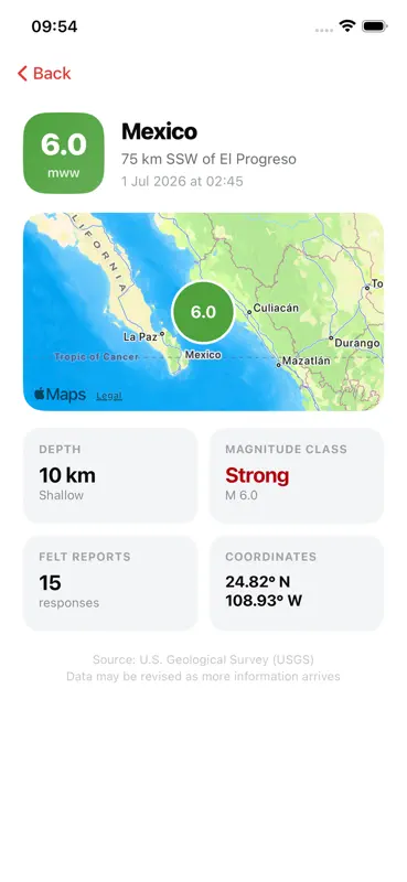 Earthquake Network screenshot 3 of 6