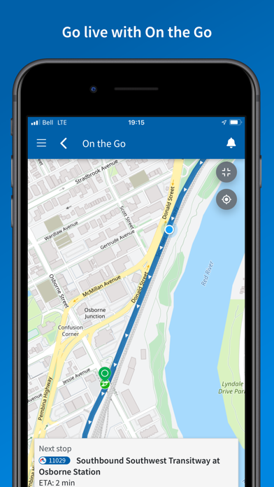 Winnipeg Transit Screenshot