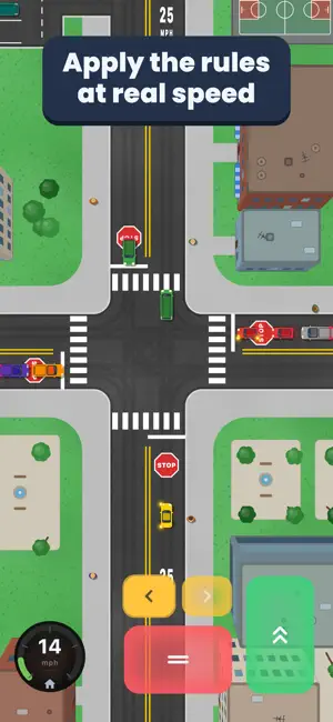 Yield: DMV Driving Test Game screenshot 2