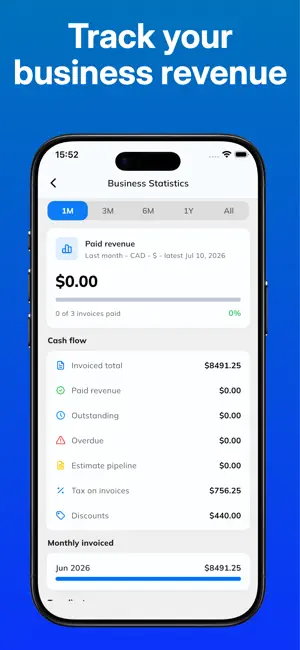 easyInvoice - Invoice maker iPhone screenshot 3