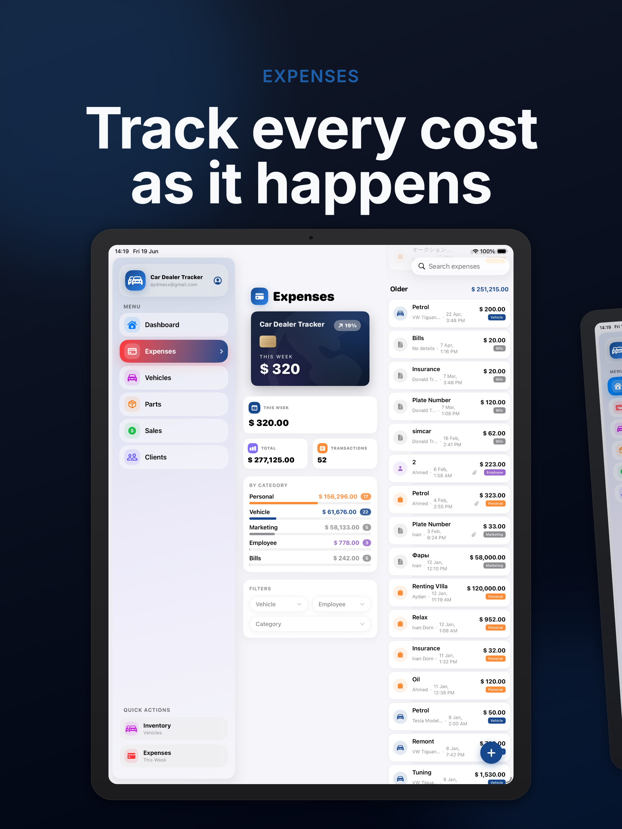 Car Dealer Tracker