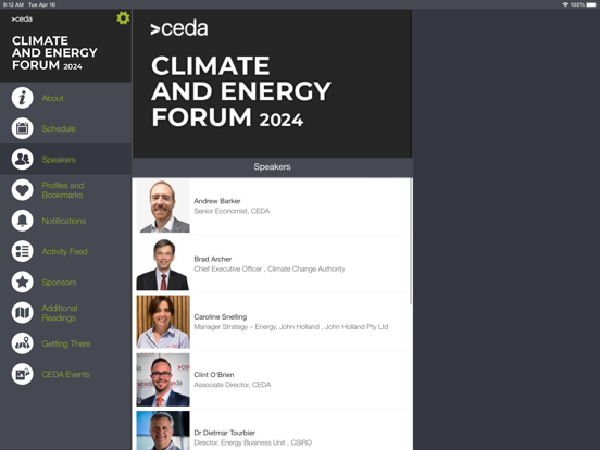 Screenshot #5 pour 2024 Climate & Energy Forum