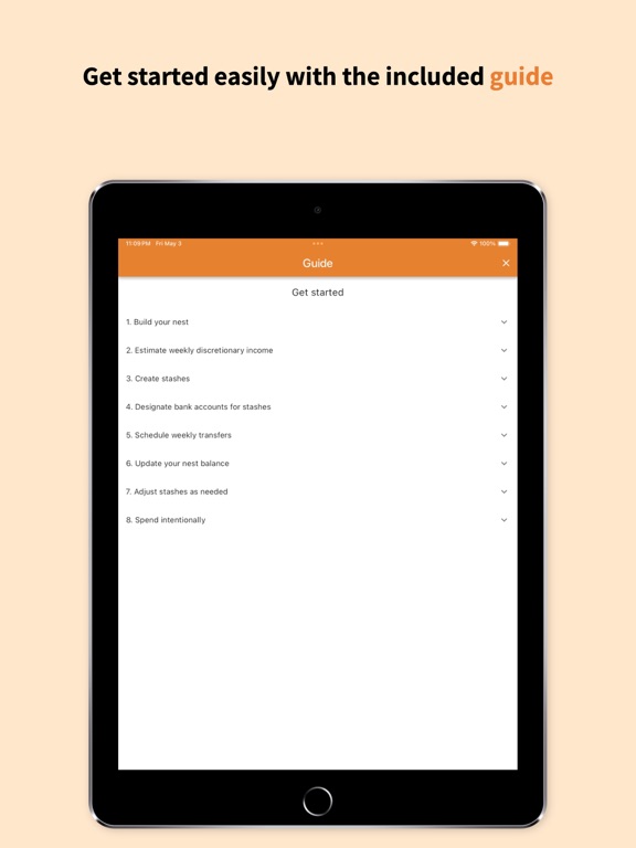 Budget With Chippy iPad screenshot 5 - Finance app