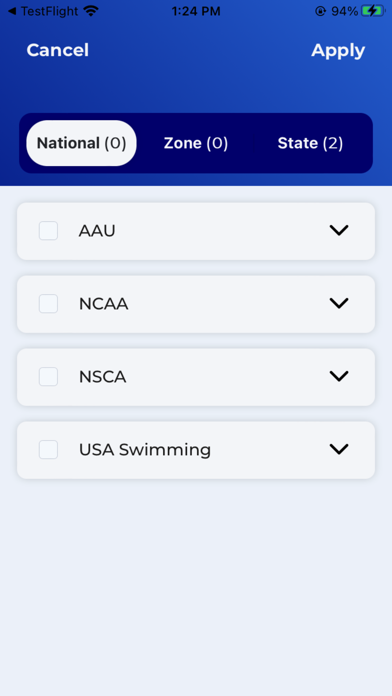 Swim Cutz iPhone screenshot 5 - Sports app