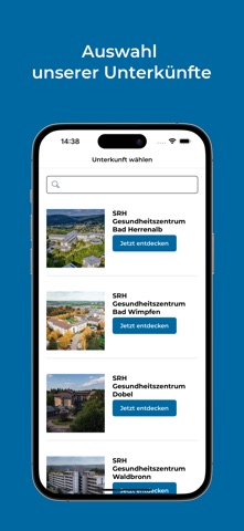 SRH Gesundheitszentren screenshot