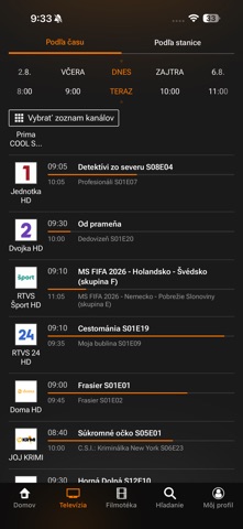 Orange TV iPhone screenshot