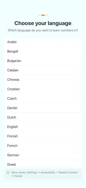 Practice Numbers by Listening screenshot 2
