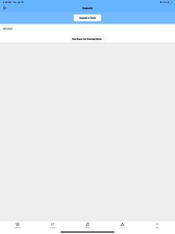 GoMobile with Kaw Valley Bank iPad screenshot