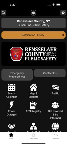 Prepare Rensselaer County NY app screenshot