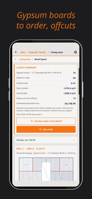 Concrete & Drywall Calculator screenshot 4