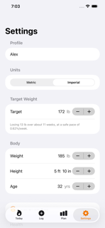 MyCalorieMeter screenshot 2