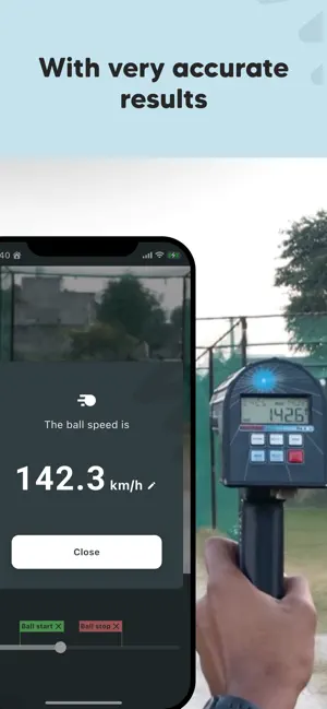 Bowling speed Meter - accurate iPhone screenshot 3