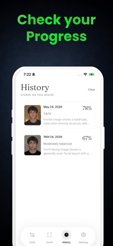 Looksmaxxing AI: LooksMax Face iPhone screenshot