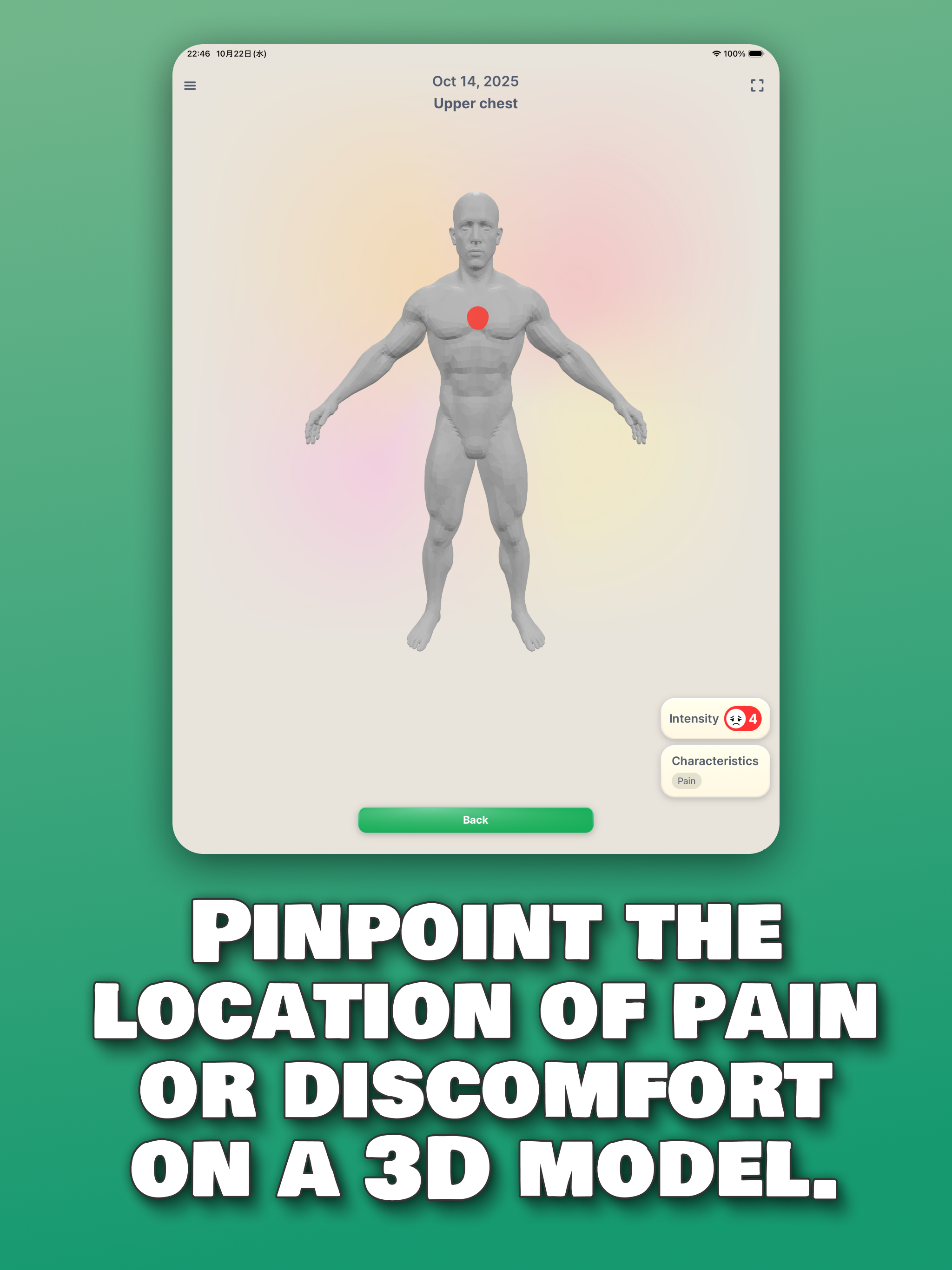 WellnessTrax: 3D Pain Tracker screenshot 6