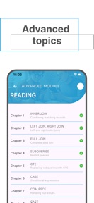 Learning SQL screenshot