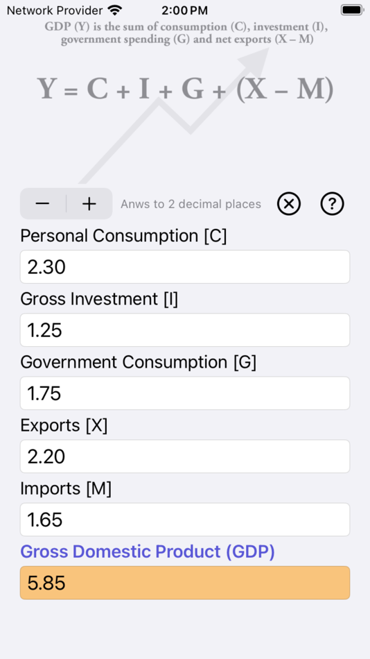 #1. GDP Calculator (iOS) 由: Nitrio