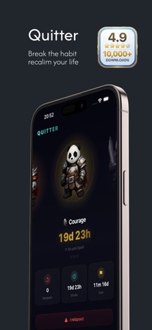 Quitter: Become free Screenshot 1 of 5