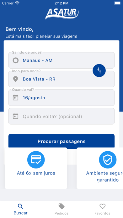 Viação Asatur Screenshot