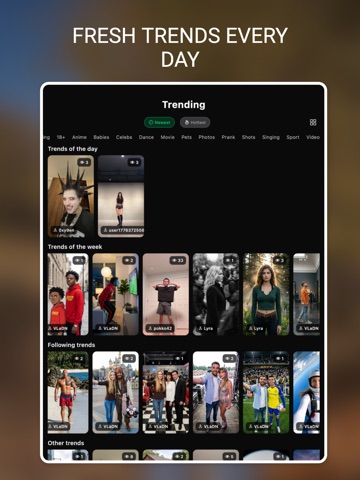 TrendClone: AI Video Maker iPad screenshot