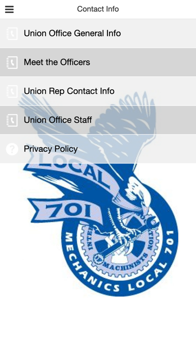 Local 701 Automobile Mechanics Screenshot