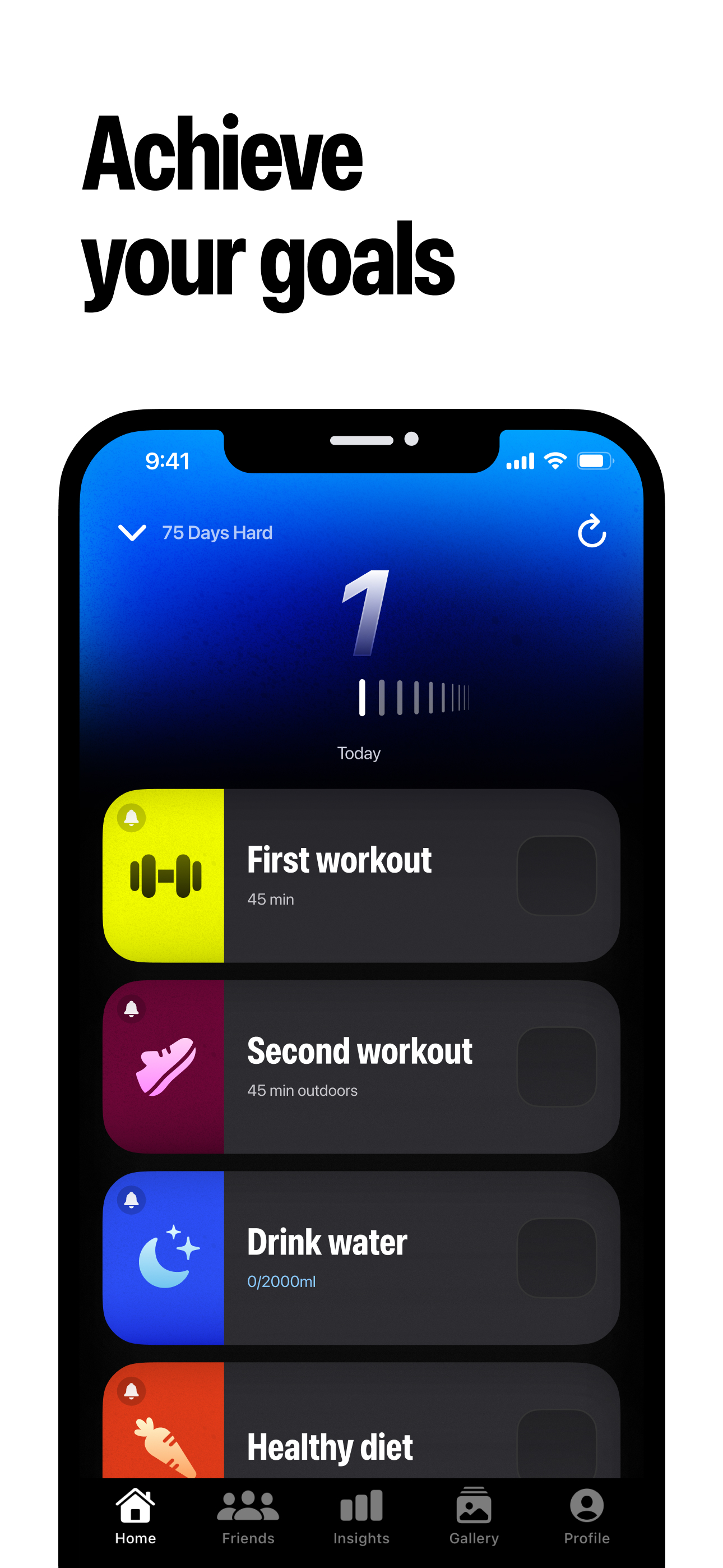 75 Days Challenge Tough & Soft