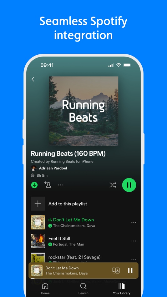 #4. Running Beats BPM for Spotify (iOS) 由: Adriaan Pardoel