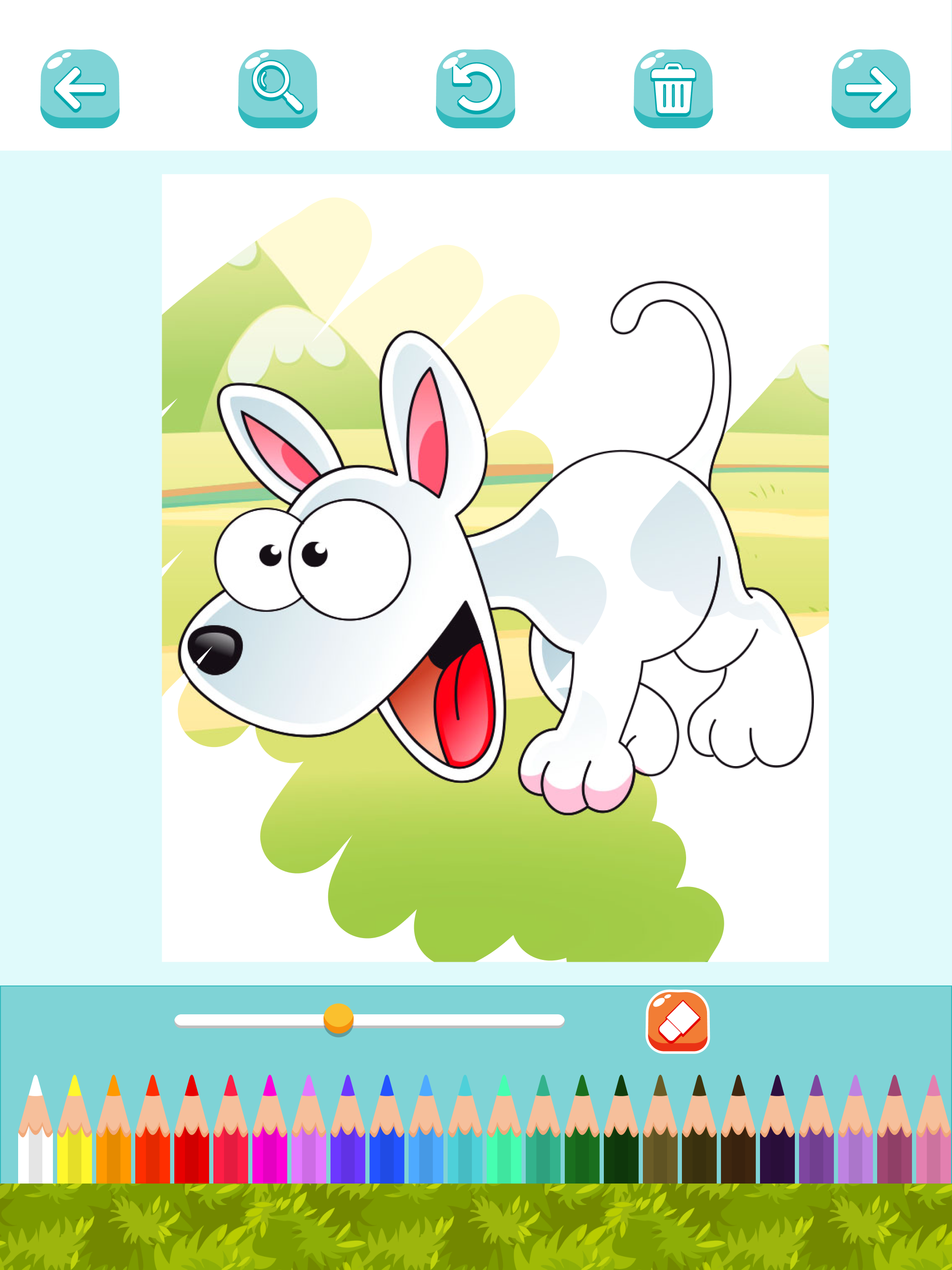 Paint pets & puppies coloring