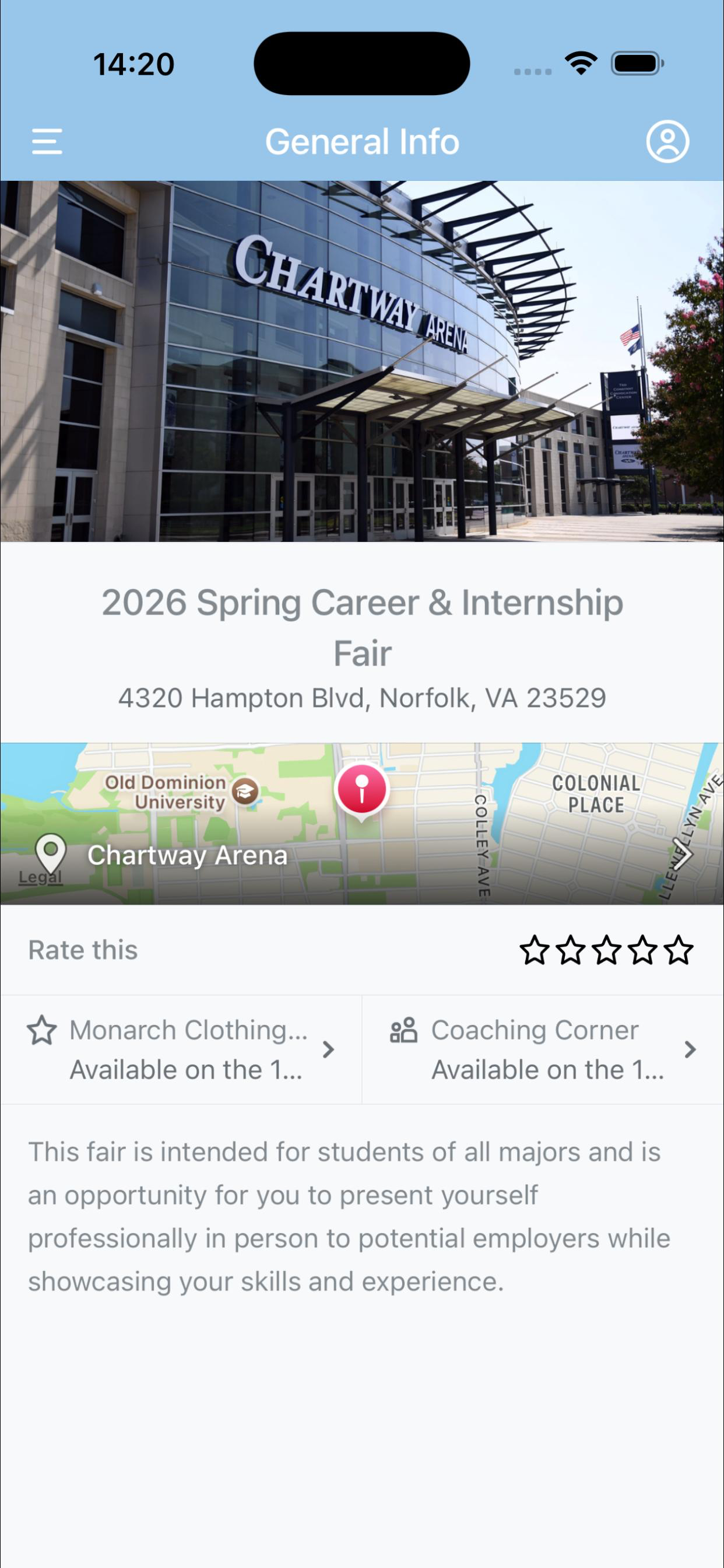 ODU Career & Leadership screenshot 2