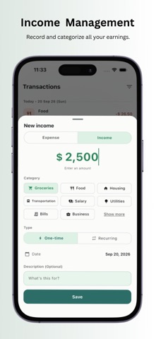 TxnApp Income Expense Manager Screenshot 6 of 10