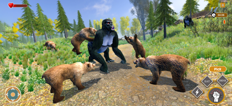Giant Bigfoot Gorilla Rampage screenshot 2