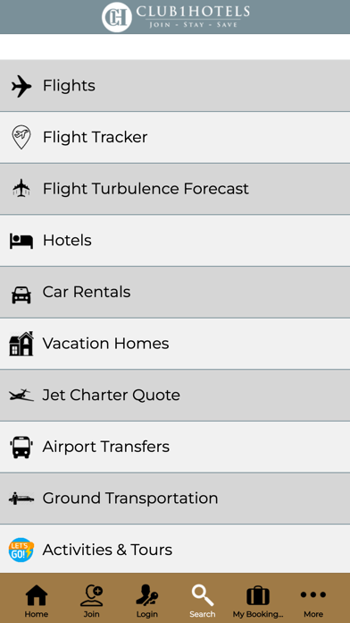 Club 1 Hotels Screenshot