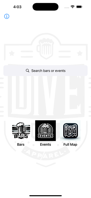 DiveBarApp Screenshot 1 of 6