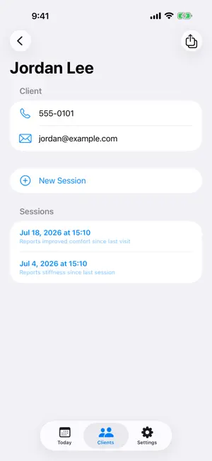Massage SOAP Notes & Chart screenshot 4