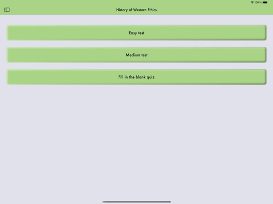 History of Western Ethics iPad screenshot 4 - Education app